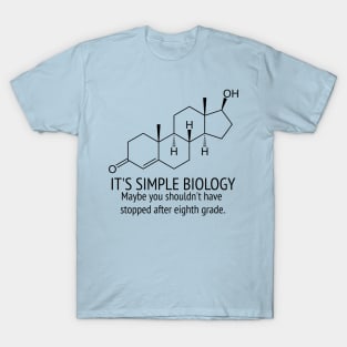 Testosterone: It's Simple Biology T-Shirt